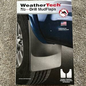 WeatherTech no drill front mudflaps for Jeep Grand Cherokee 110058